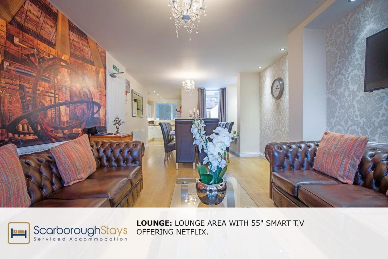 Scarborough Stays - Luxury Townhouse Ideal For Large Groups - Hot Tub Exterior foto