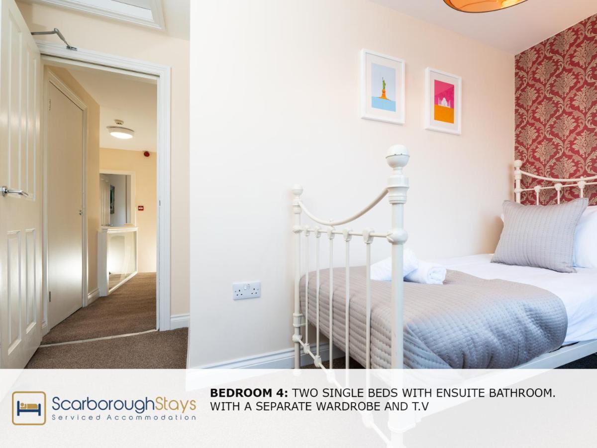 Scarborough Stays - Luxury Townhouse Ideal For Large Groups - Hot Tub Exterior foto
